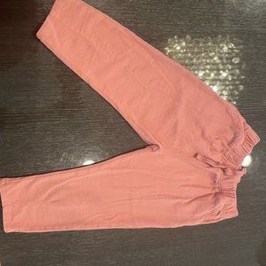 Zara dusty pink everyday joggers sweatpants soft cool elastic waist and pockets